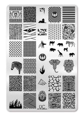 Out of Africa - Uber Chic Stamping Plate